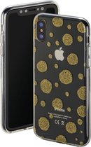 Hama Cover "Golden Circles" voor Apple iPhone X, transparant/goud