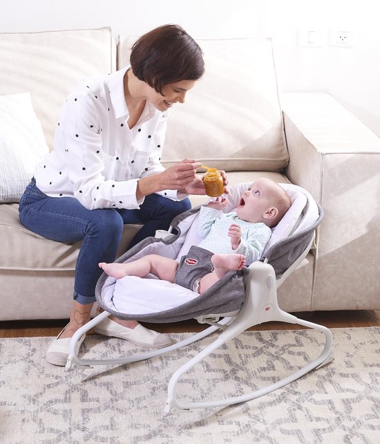 Tiny Love Cozy Rocker Napper 3-in-1 wipstoel - Grijs — afbeelding 4