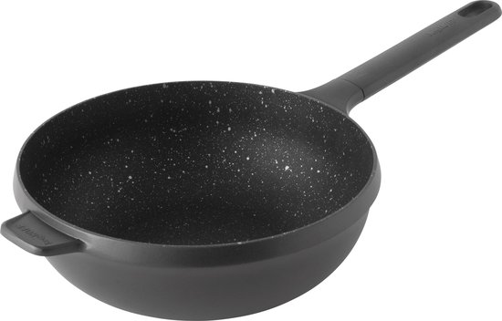 Poêle wok 24 cm Aluminium - Noir - BergHOFF | Moy. | bol.com