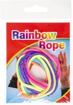 5 x - Rainbow rope magic - Magic color rope - 5 zakjes - Vingerknoop touwtjes