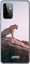 6F hoesje - geschikt voor Samsung Galaxy A72 -  Transparant TPU Case - Leopard #ffffff