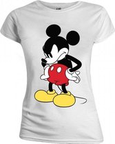 DISNEY - T-Shirt - Mickey Mouse Mad Face - GIRL (XL)