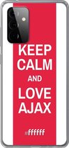 6F hoesje - geschikt voor Samsung Galaxy A72 -  Transparant TPU Case - AFC Ajax Keep Calm #ffffff