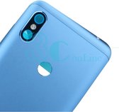 Batterij achterkant met zijtoetsen voor Xiaomi Redmi Note 6 Pro (blauw)