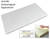 Hollands Comfort - Topmatras 180x200 Traagschuim 9cm dik - Topdekmatras Topper Nasa Visco