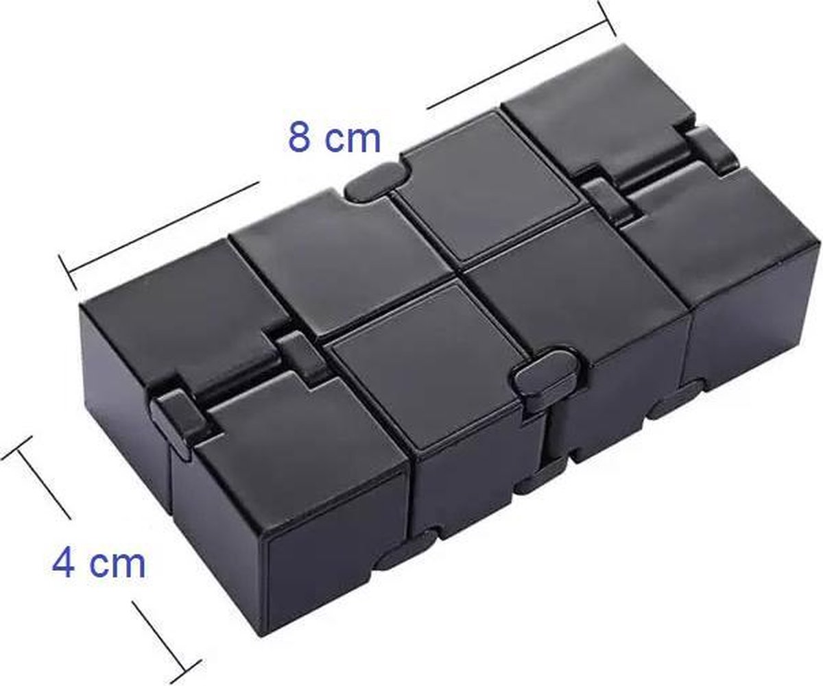 Infinity cube Space Blauw Fidget cube