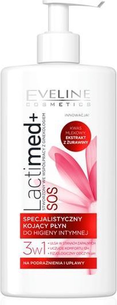 Eveline - Lactimed+ 3w1 specjalistyczny płyn kojący do higieny intymnej 250ml