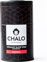 CHALO Biologische ongezoete Masala Chai Latte - Zwarte Assam thee - vegan - 150GR