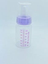 Cair Babyfles 130ml met flessenspeen voor eenmalig gebruik - Steriel Verpakt 10 stuks