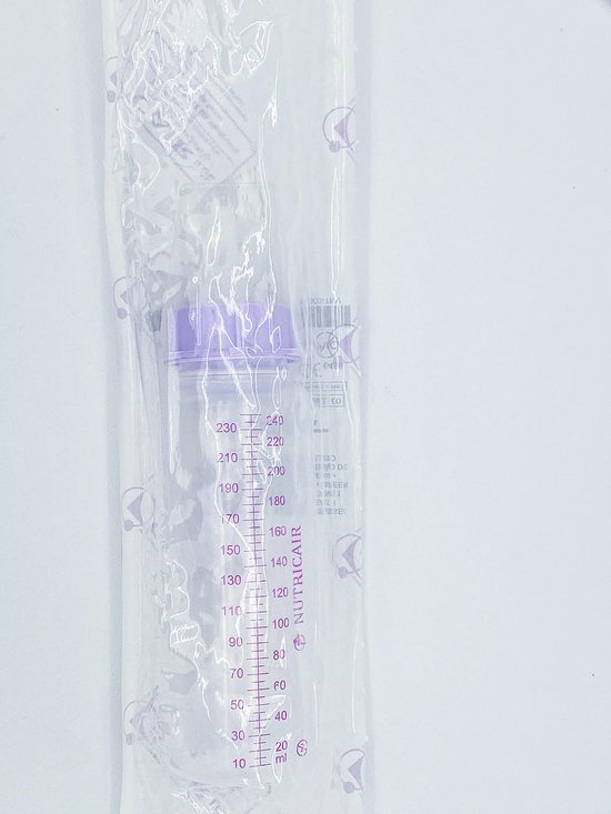 Cair Babyfles 240ml met flessenspeen voor eenmalig gebruik - Steriel Verpakt 10 stuks van Cair — afbeelding 4