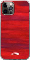 6F hoesje - geschikt voor iPhone 12 - Transparant TPU Case - Scarlet Canvas #ffffff