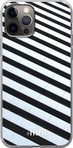 6F hoesje - geschikt voor iPhone 12 - Transparant TPU Case - Mono Tiles #ffffff
