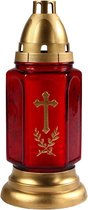Grafkaarsen voor buiten - Devotiekaars - Graflicht - Grafkaars - Rood - 3 dagen - 200g