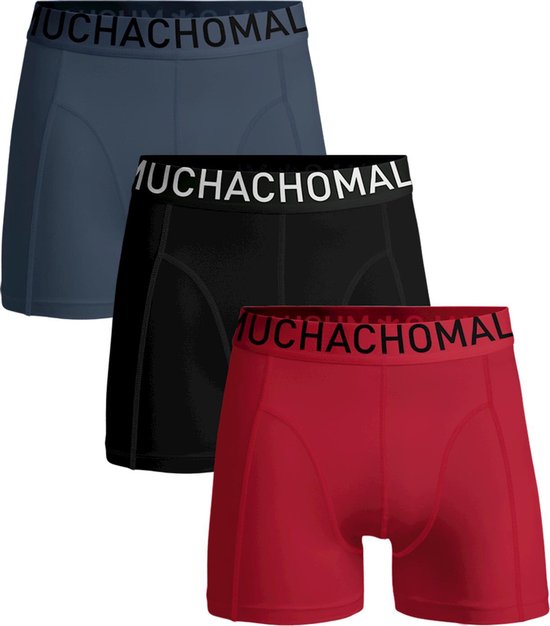 Muchachomalo - 3-pack rood / zwart / blauw - M