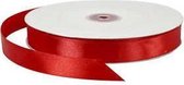 Satijn lint, b: 20 mm, rood, 100m