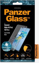 PanzerGlass Anti-Bacterial Screenprotector Zwart Case Friendly Huawei Mate 40 Pro / 40 Pro Plus