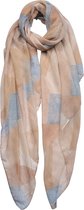 Clayre & Eef sjaal 80x180cm kaki