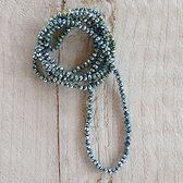 Melady Halsketting Dames 4 mm*1 m Groen Kunststof Ketting Dames
