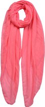 Melady Sjaal Dames Effen 80*180 cm Roze Synthetisch Shawl Dames Sjaal
