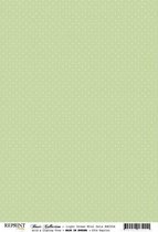 RBC056 Basic Collection A4 200gr Light green Dots