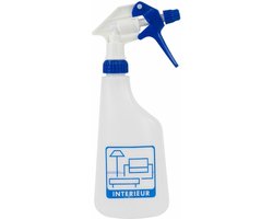 Sprayflacon met sprayer en schaalverdeling compleet 600ml interieur blauwe pictogram (605102)