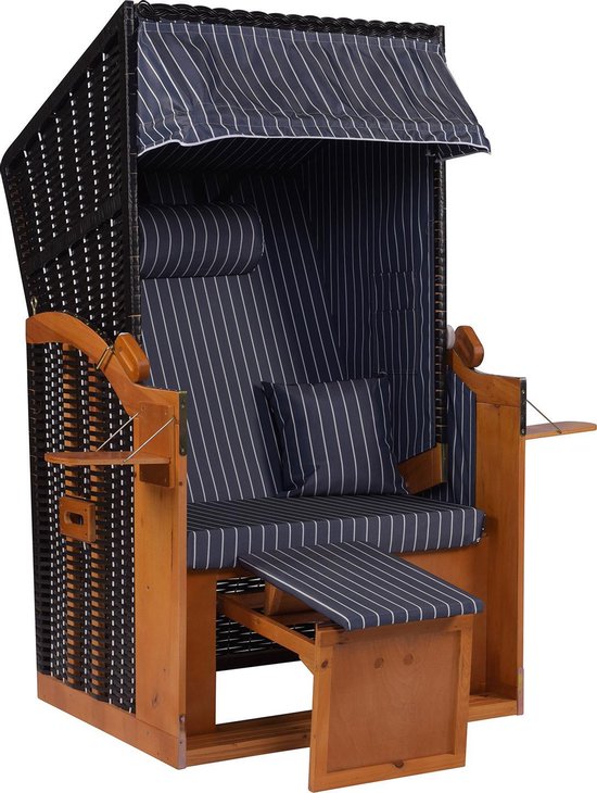 Betekenisvol auteur Edele Intergrill strandstoel Oostzee 1-zitter - massief hout en riet – inclusief  kussens en... | bol.com
