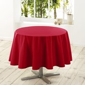 Tafellaken-Tafelkleed- Essentiel rood rond 180 cm