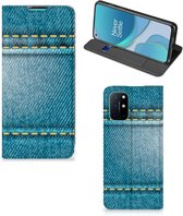 Telefoon Hoesje OnePlus 8T Wallet Case Jeans