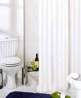 Rideau de douche textile Rigone blanc 180x200cm