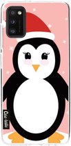 Casetastic Samsung Galaxy A41 (2020) Hoesje - Softcover Hoesje met Design - Pinguin Print