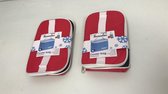 Cooler bag - rood - 21x15x15 - COOL - 2 stuks