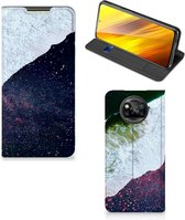Telefoon Hoesje Xiaomi Poco X3 | Poco X3 Pro Flip Cover Sea in Space