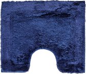 Toiletmat 50x60 cm. Acryl uni donkerblauw 3891-2038