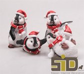 Pinguin - Kerst - 10x7x9cm (prijs per stuk)