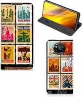 Beschermhoesje Xiaomi Poco X3 | Poco X3 Pro Telefoonhoesje Design Postzegels