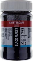Amsterdam Zwarte Flakes 50 G 129 Pot 75 ml