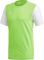 adidas Estro 19  Sportshirt - Maat 152  - Jongens - lime groen/wit