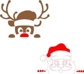Gluur Kerstman en Rudolf