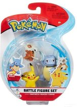 Pokemon Battle Figure Set – Wartortle + Pikachu + Cubone 3-Pack