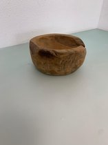 Teak houten kom groot (20cm)