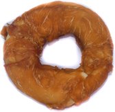 Kauwring Kip 12cm (1 Stuk) - Hondensnacks - Kauwsnacks - Hondenbot - Donut - Kip - Gedroogd