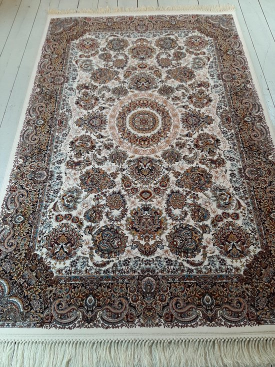 SusaStyle OUTLET - Perzisch vloerkleed - Arina cream - Perzisch tapijt -  150cm x 225cm | bol.com