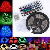 Flexibele LED-strip kleur met remote (300 LED's. 5m)Grundig