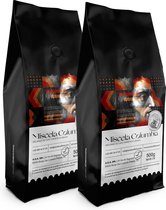 Mokarico Firenze - Columbia Blend Koffiebonen - Fijnste Italiaanse Koffie 500 gr - Barista kwaliteit