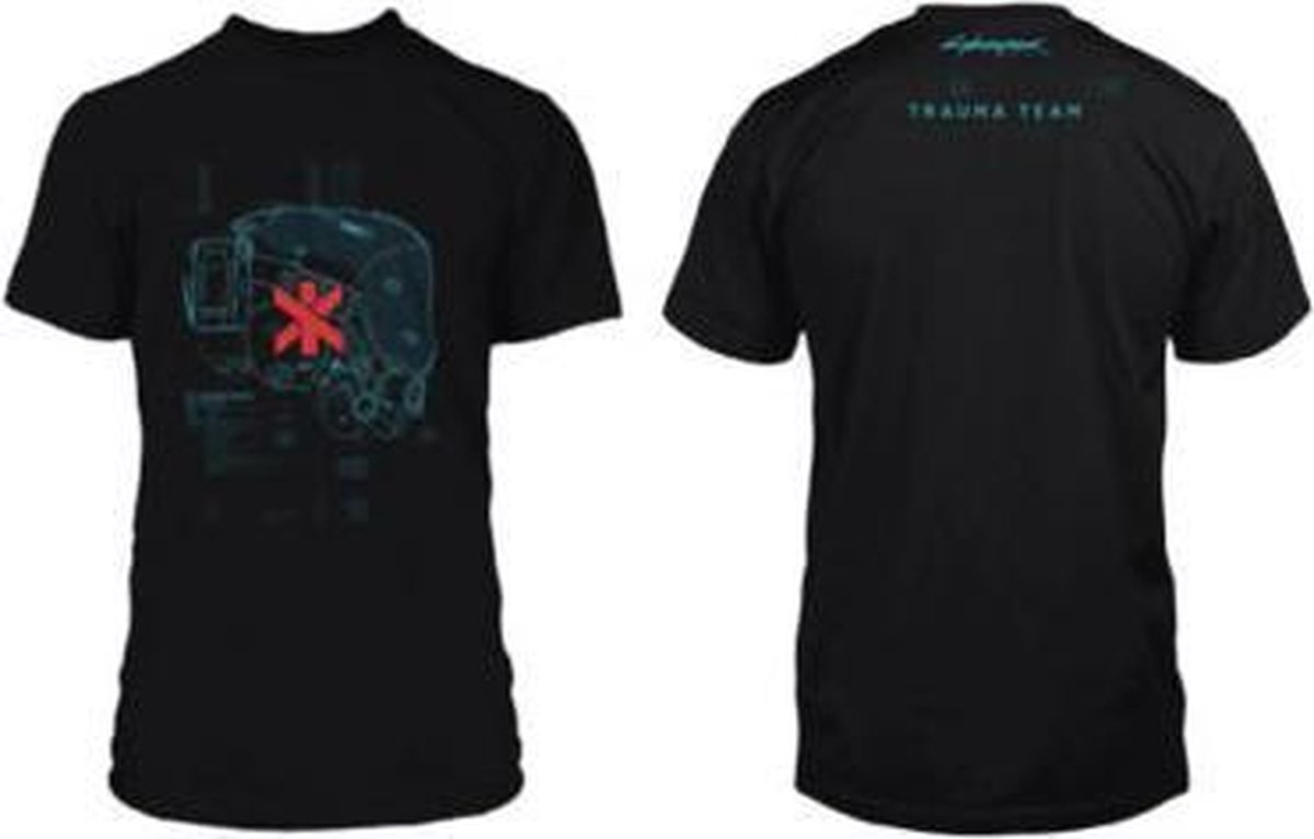 Cyberpunk 2077 - Trauma Team Zwart T-Shirt - Vrouw M