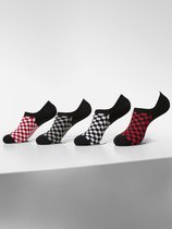 Heren sokken Recycled Yarn Check Invisible Socks 4-Pack