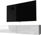 Maison’s Tv meubel - Tv Kast meubel - Tv meubel - Tv Meubels - Tv meubels Wit - Wit - Kane - No LED - 140x30x33