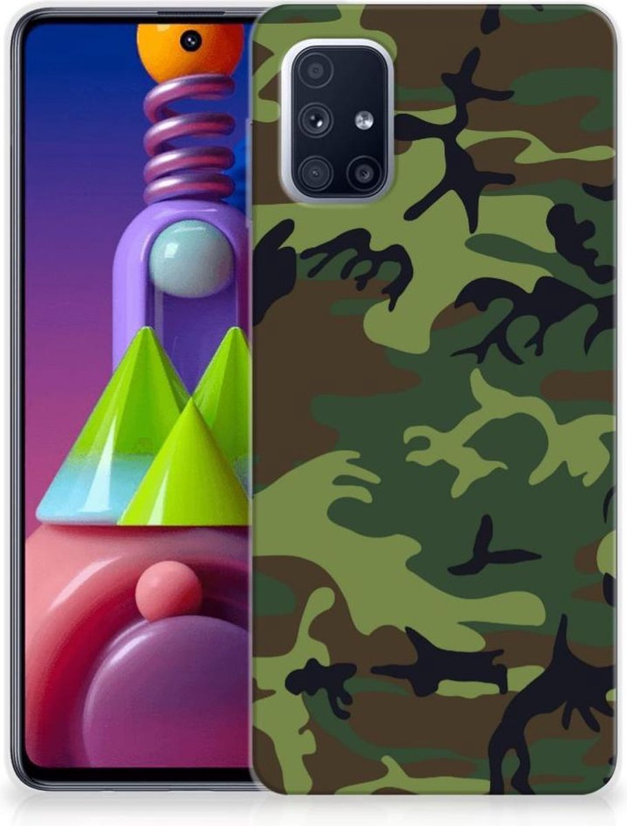 Samsung Galaxy M51 TPU bumper Army Dark