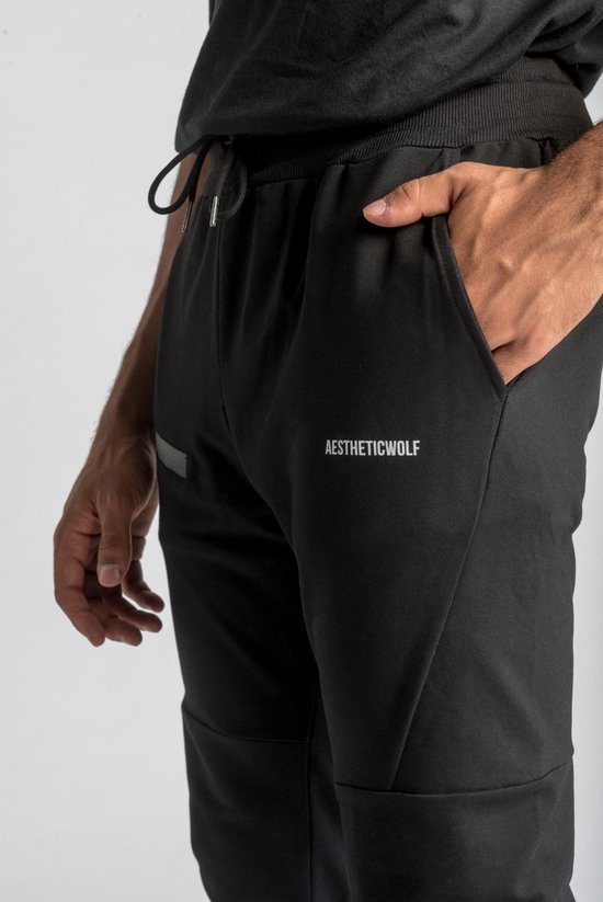 Aesthetic Wolf Legacy - Jogger Heren - Zwart - Extra Small | bol.com