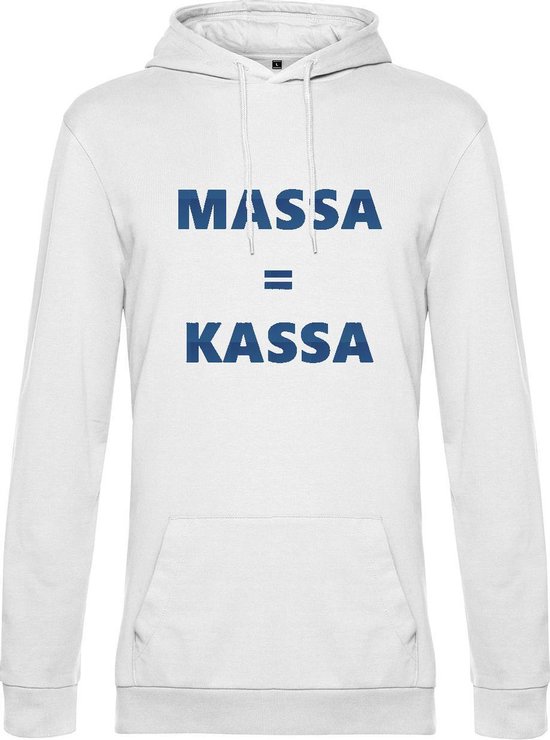 Hoodie met opdruk “Massa is kassa” hoodie met opdruk - Goede pasvorm, fijn draag comfort